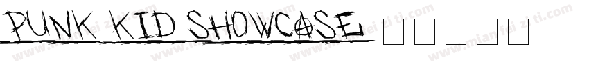Punk Kid Showcase字体转换